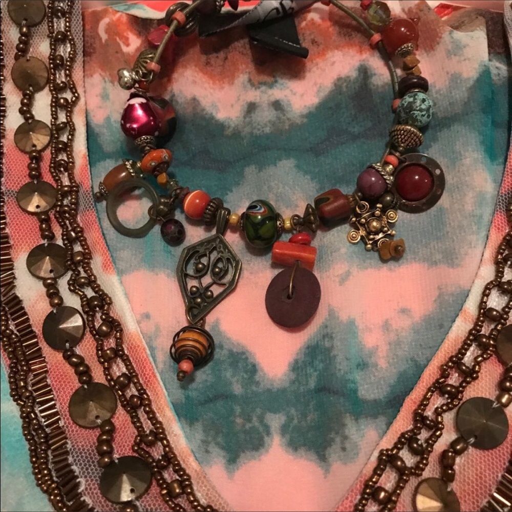 Beautiful Boho Necklace, Free with 10 purchase